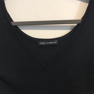 Dolce&Gabbana V neck long sleeve top